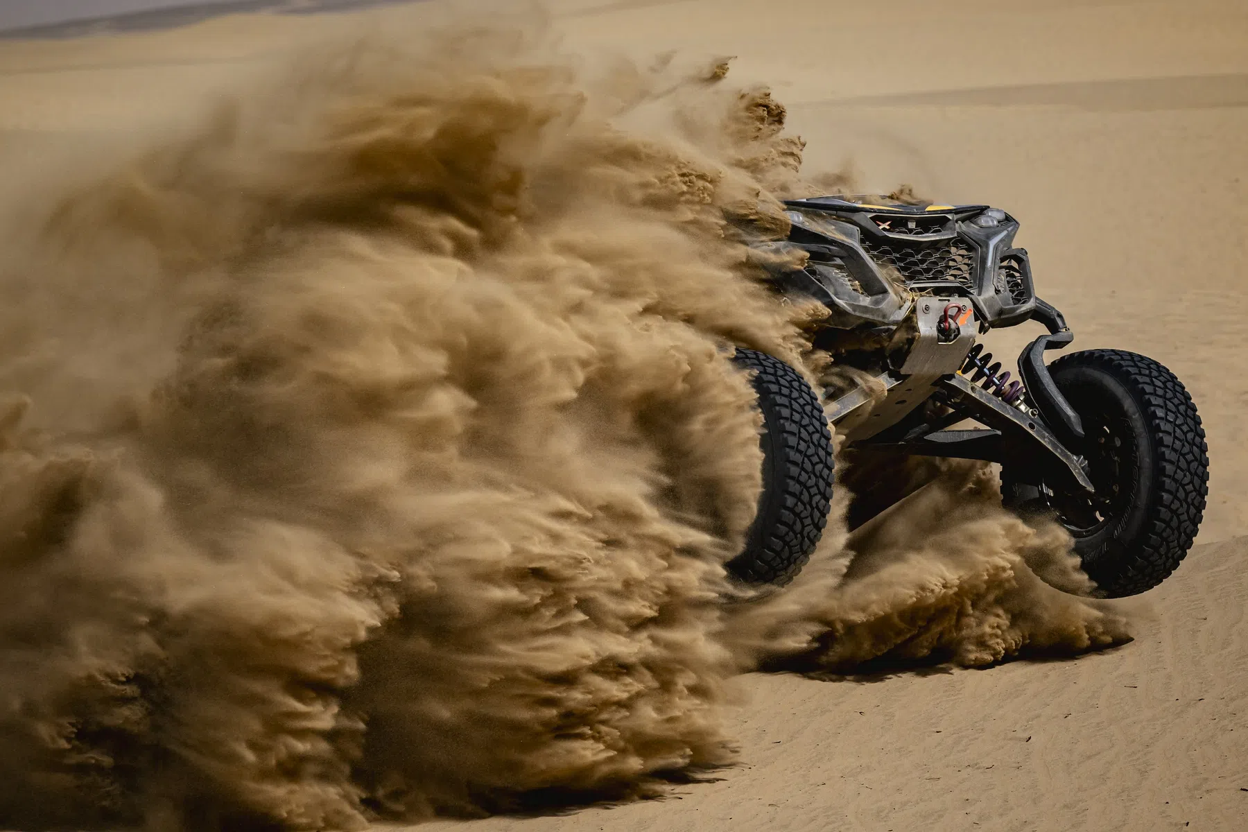 Tim en Tom Coronel Dakar Rally topdag, Van den Brink klimt