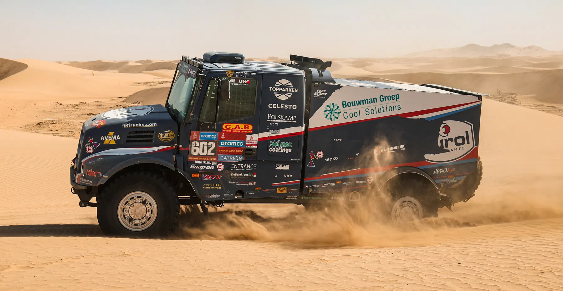 Nederlanders dichtbij zege tijdens vierde etappe van de Dakar Rally