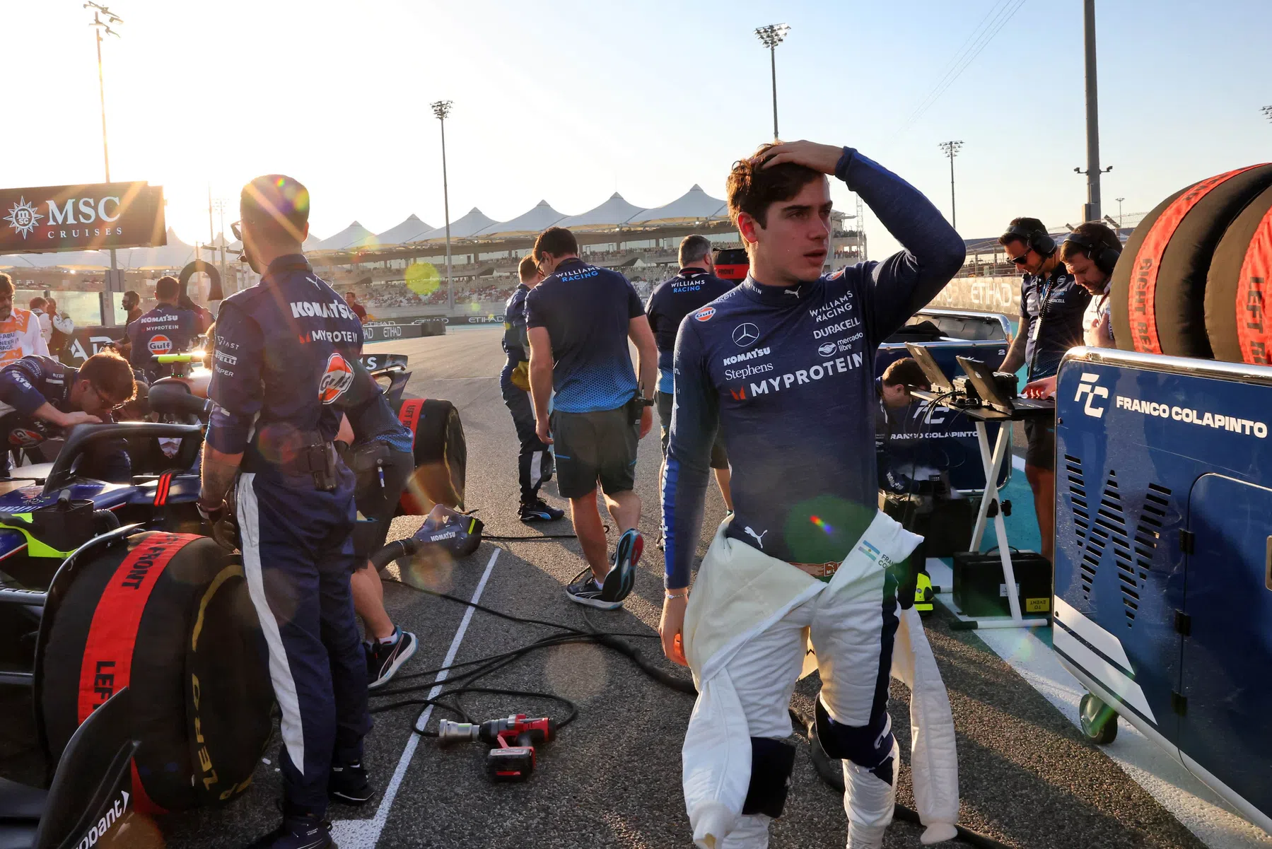 James Vowles bids farewell to Franco Colapinto on behalf of Williams