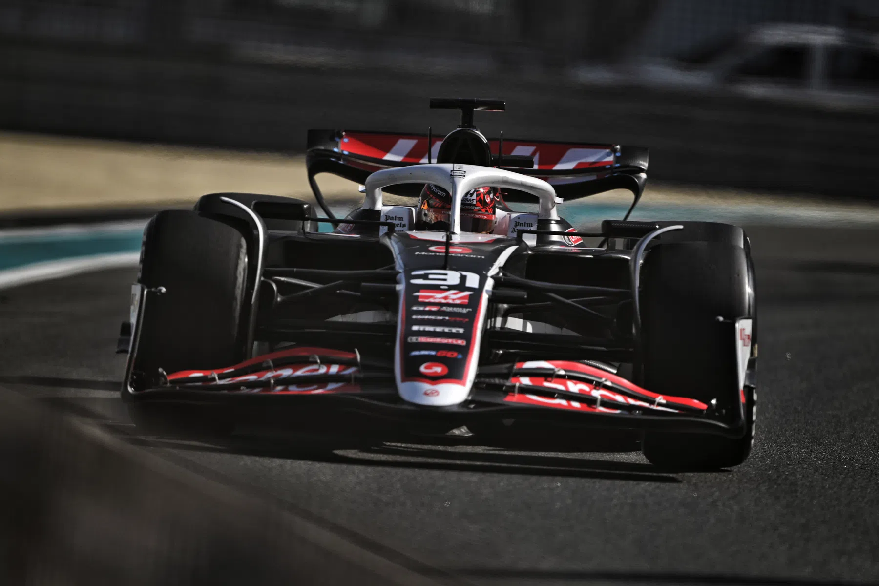 haas kicks off season with historic test and new driver