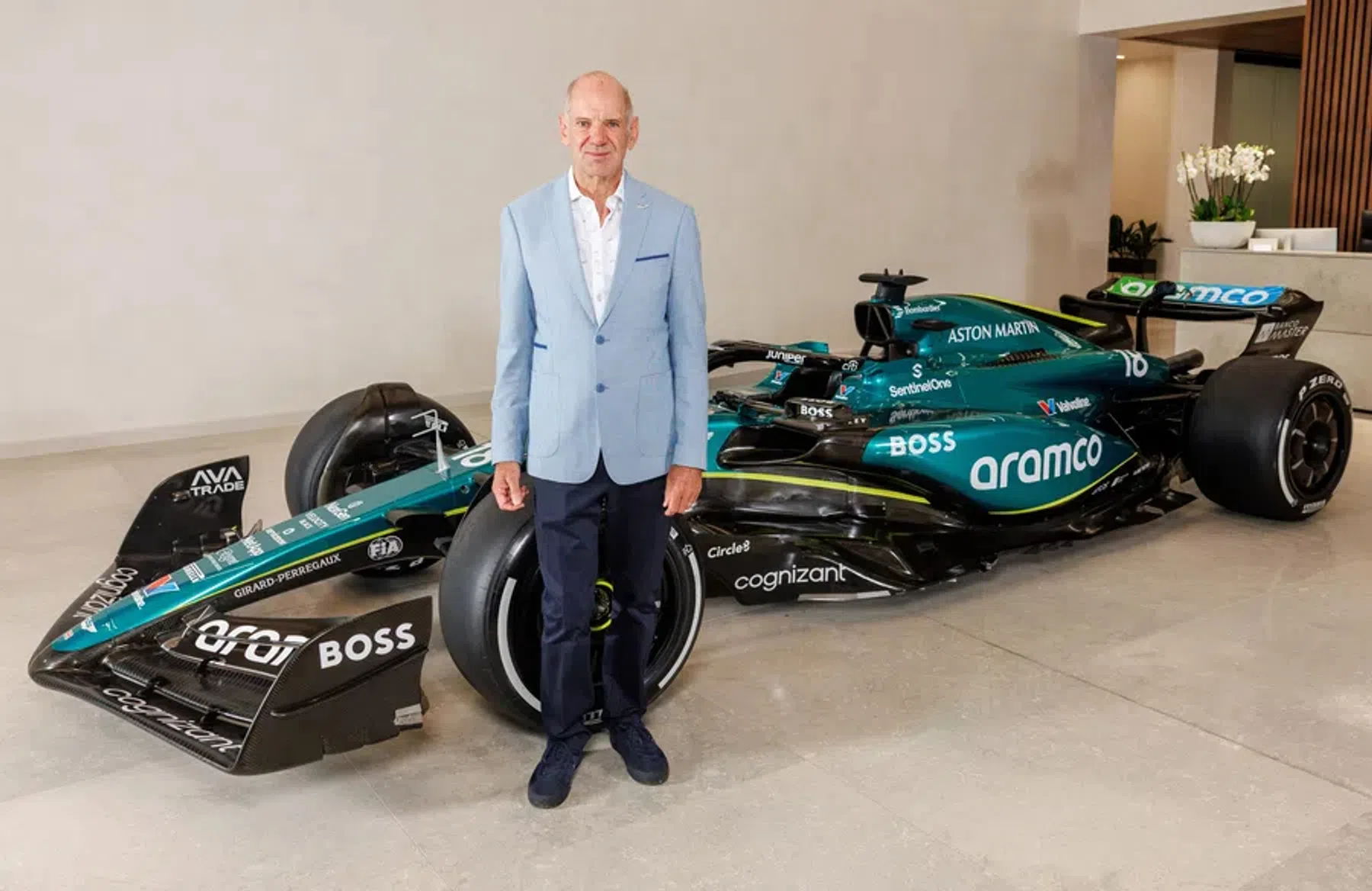 This is when Adrian Newey starts at Aston Martin