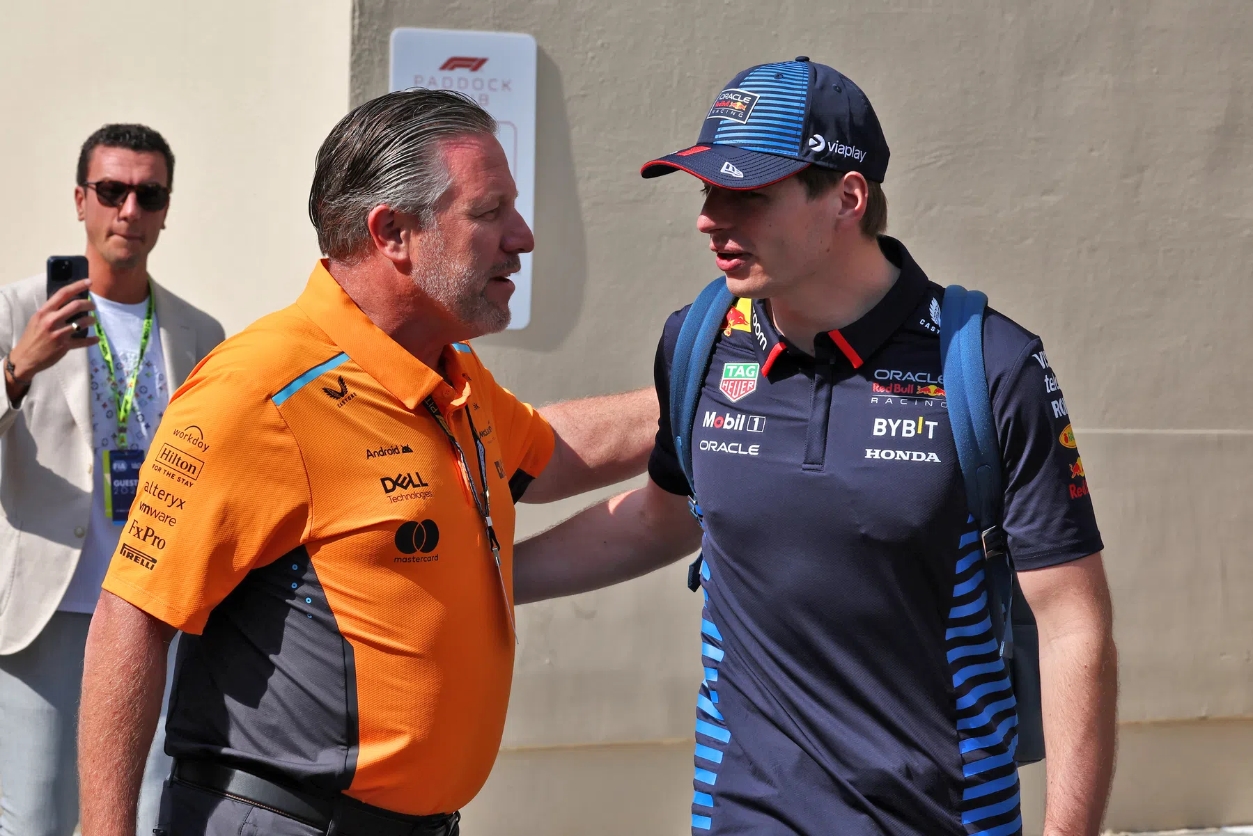 Zak Brown eats with Formula One stars ahead of F1 75 event in London