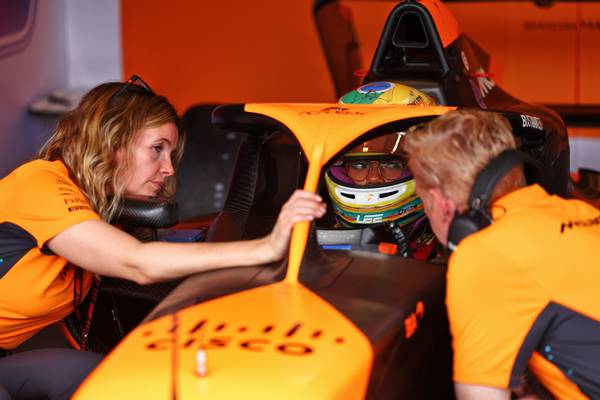 McLaren part ways Bianca Bustamante GB3