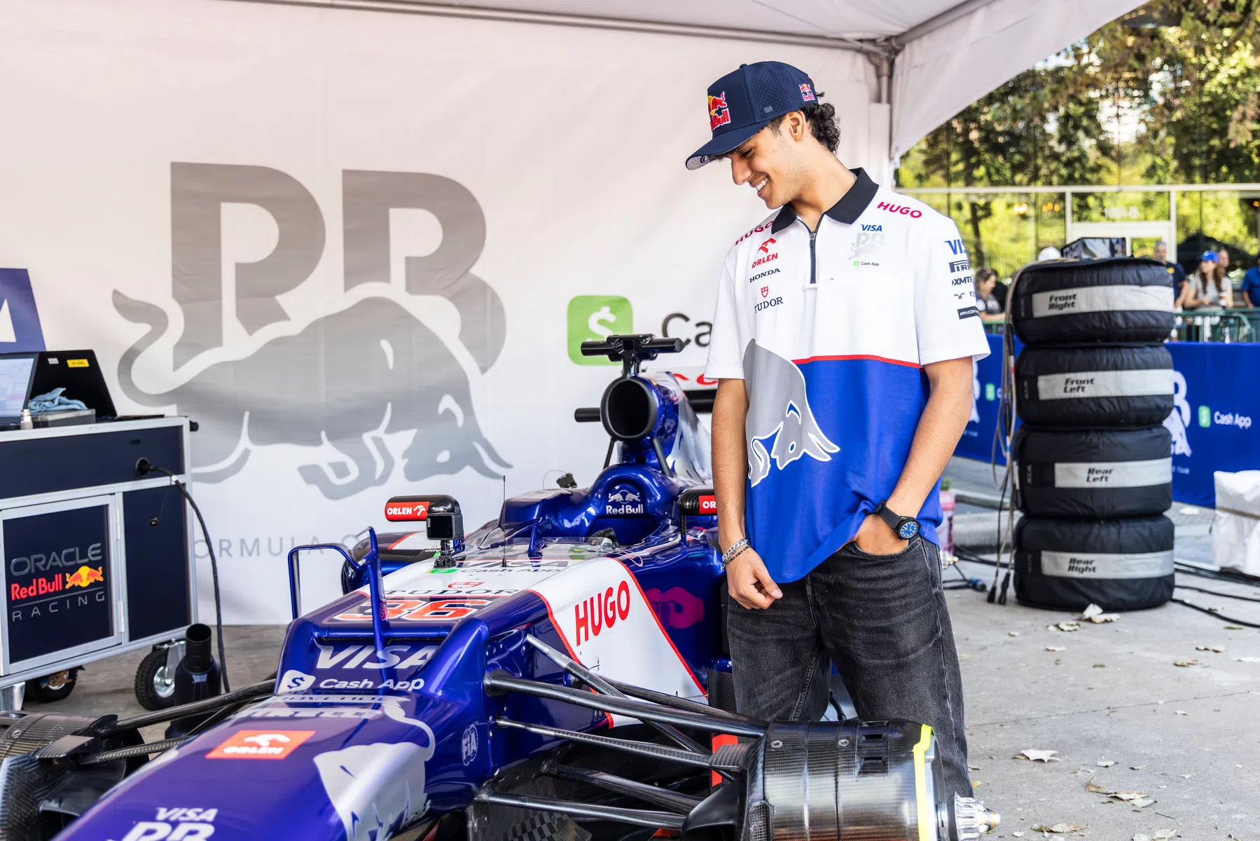 arvid lindblad possibly in action at red bull teams in six gp weekends