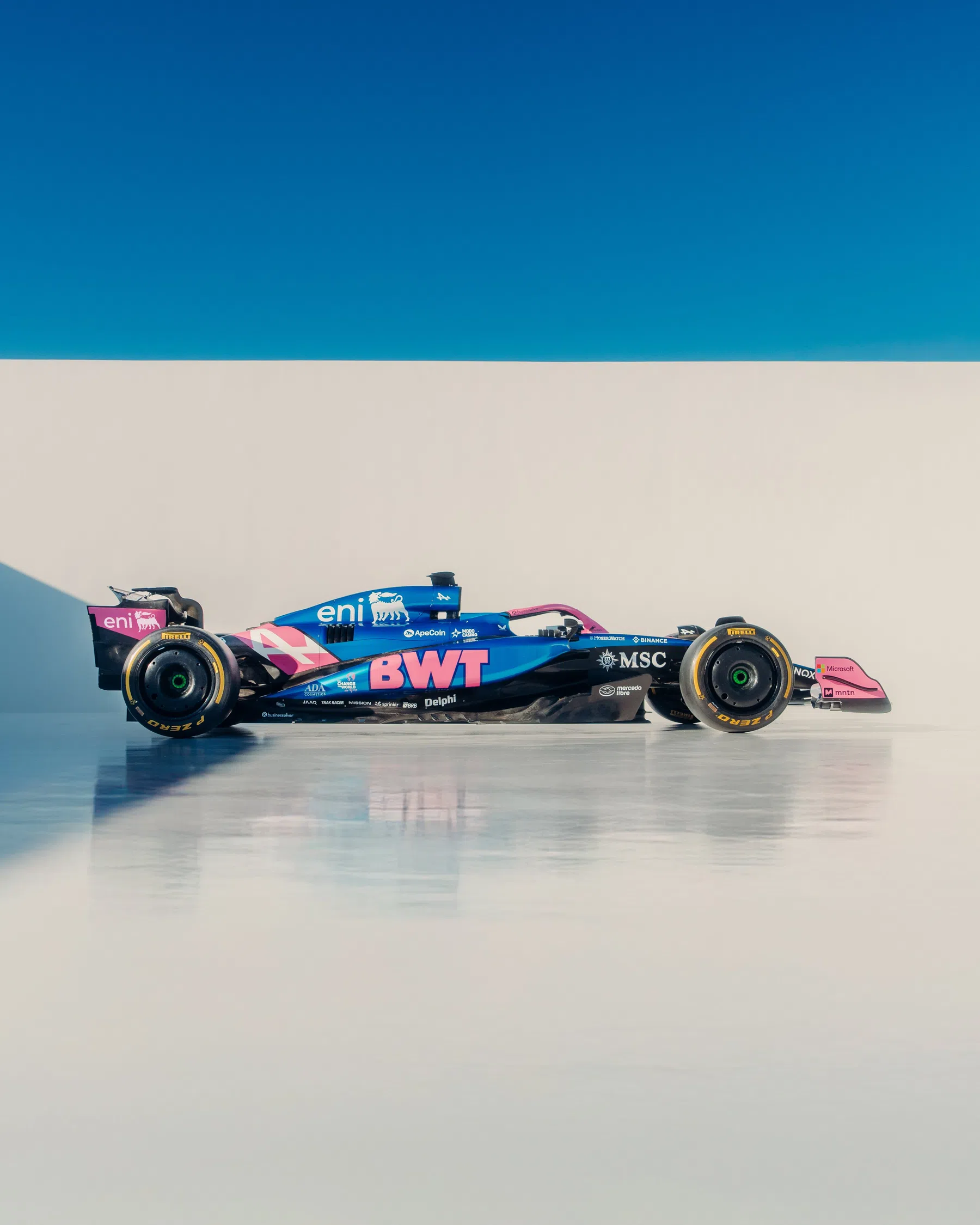 Alpine revela nova pintura no evento F1 75