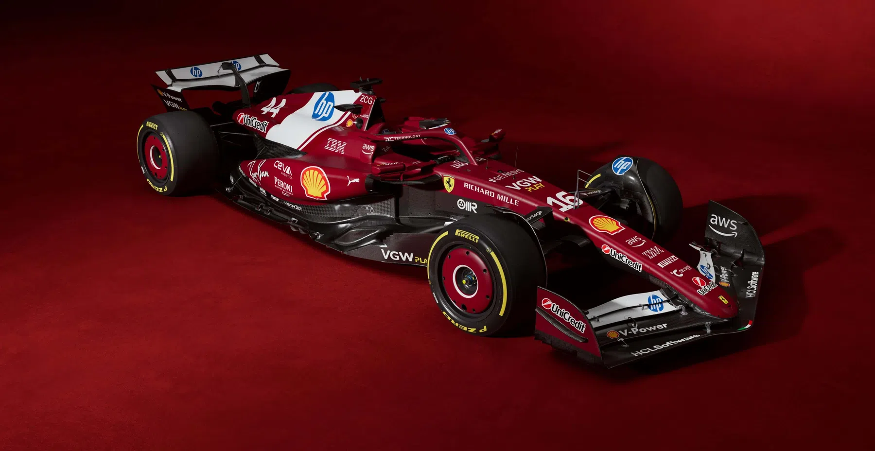 Ferrari toont de SF-25-kleuren van Hamilton en Leclerc aan de wereld!