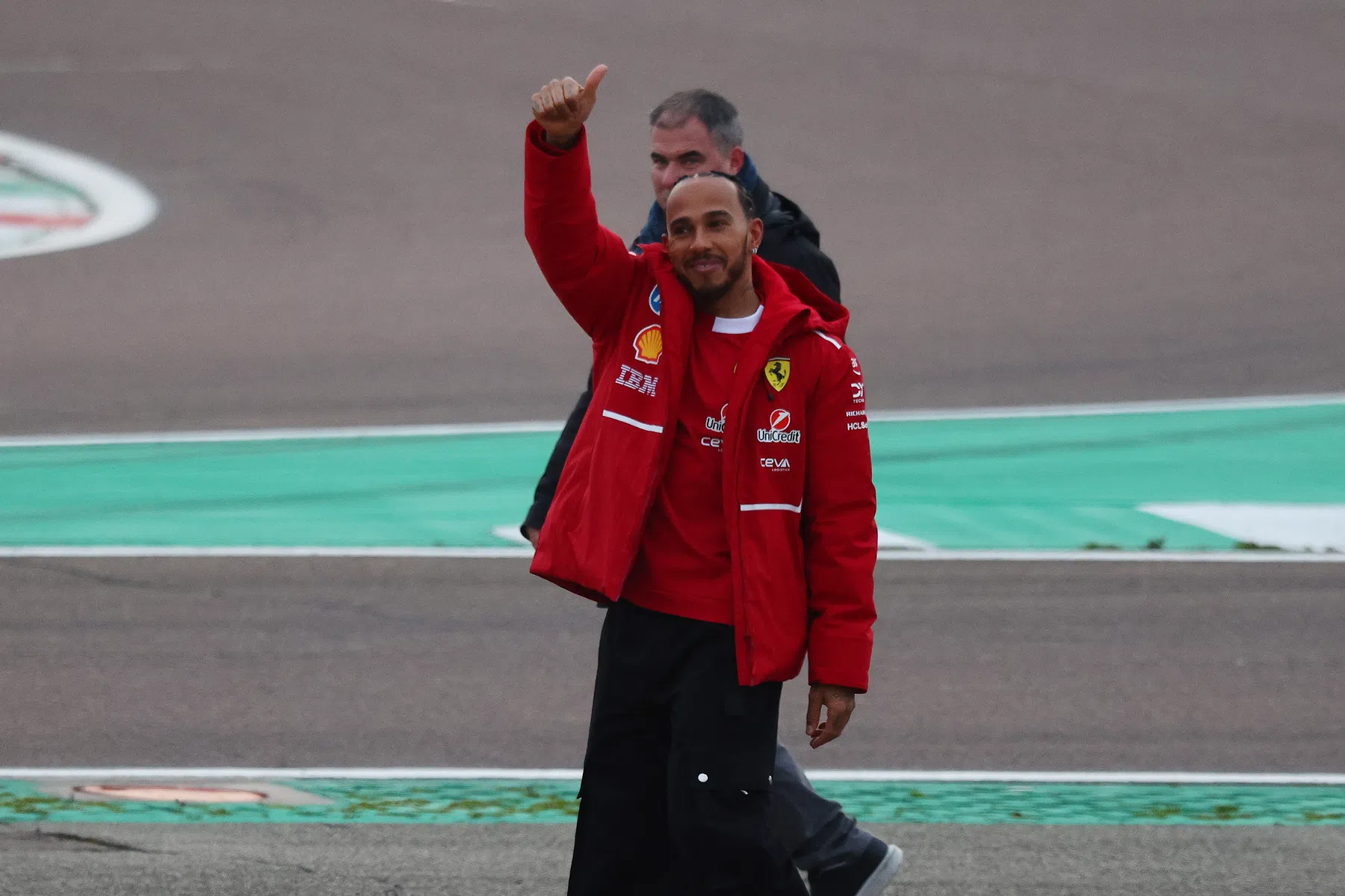 Hamilton über Ferraris 