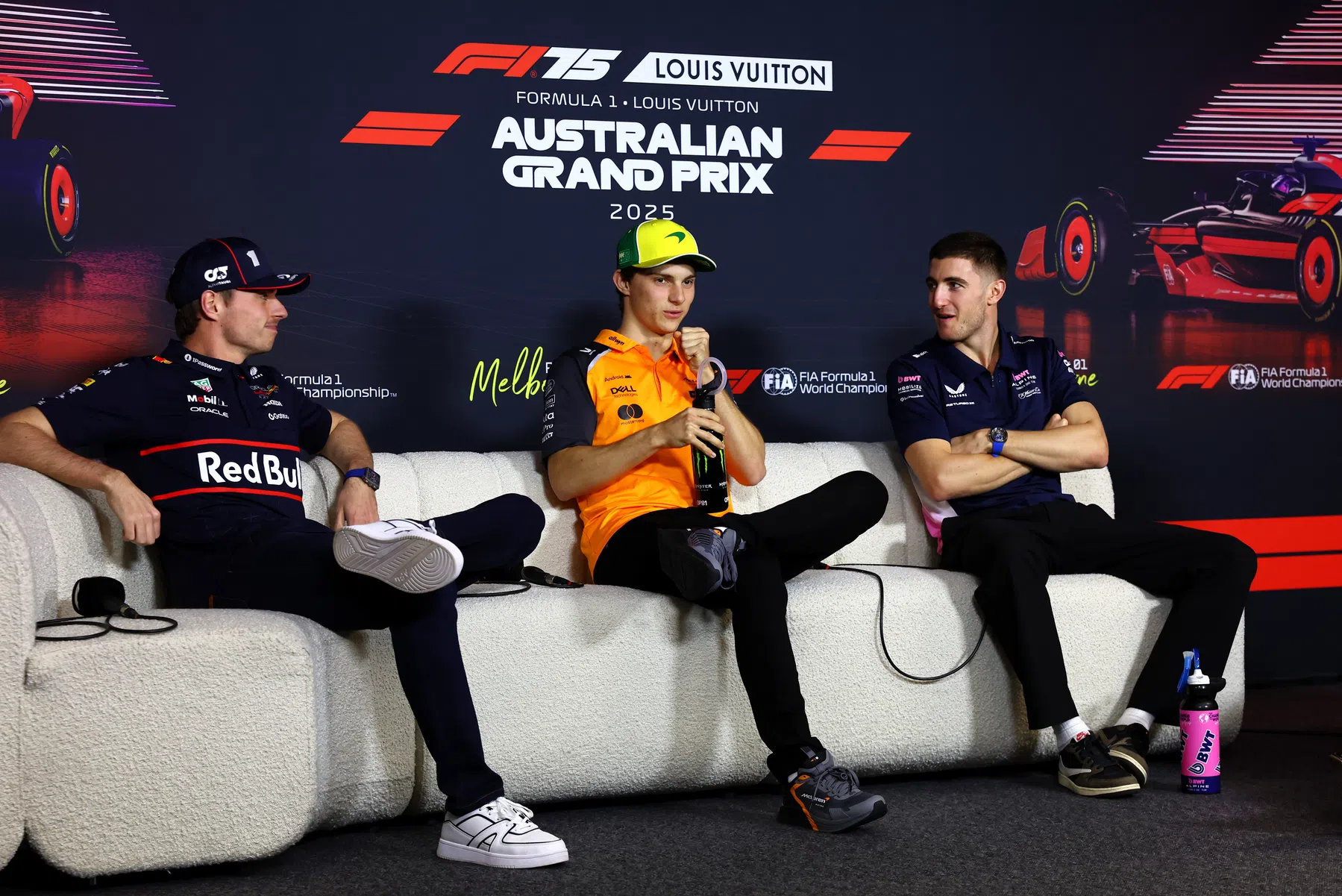 Max Verstappen e Oscar Piastri concordam com Stefano Domenicali