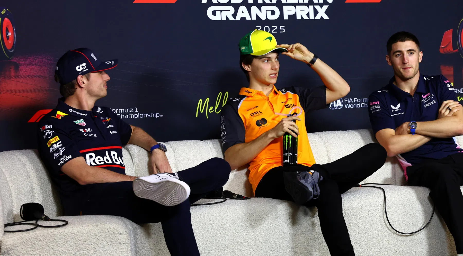 Max Verstappen e Oscar Piastri si divertono prima del Gran Premio d'Australia