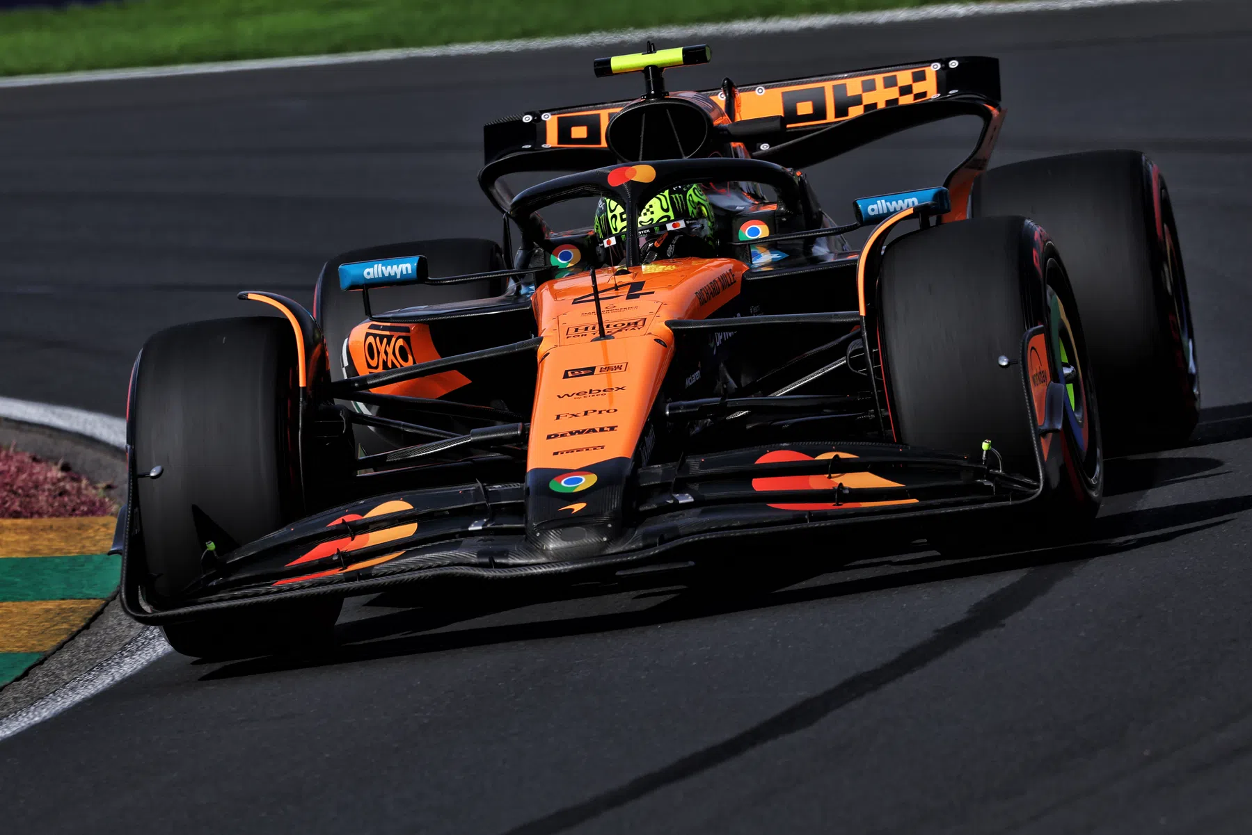 Analisi dei percorsi lunghi per il gran premio d'Australia con McLaren faststemcl