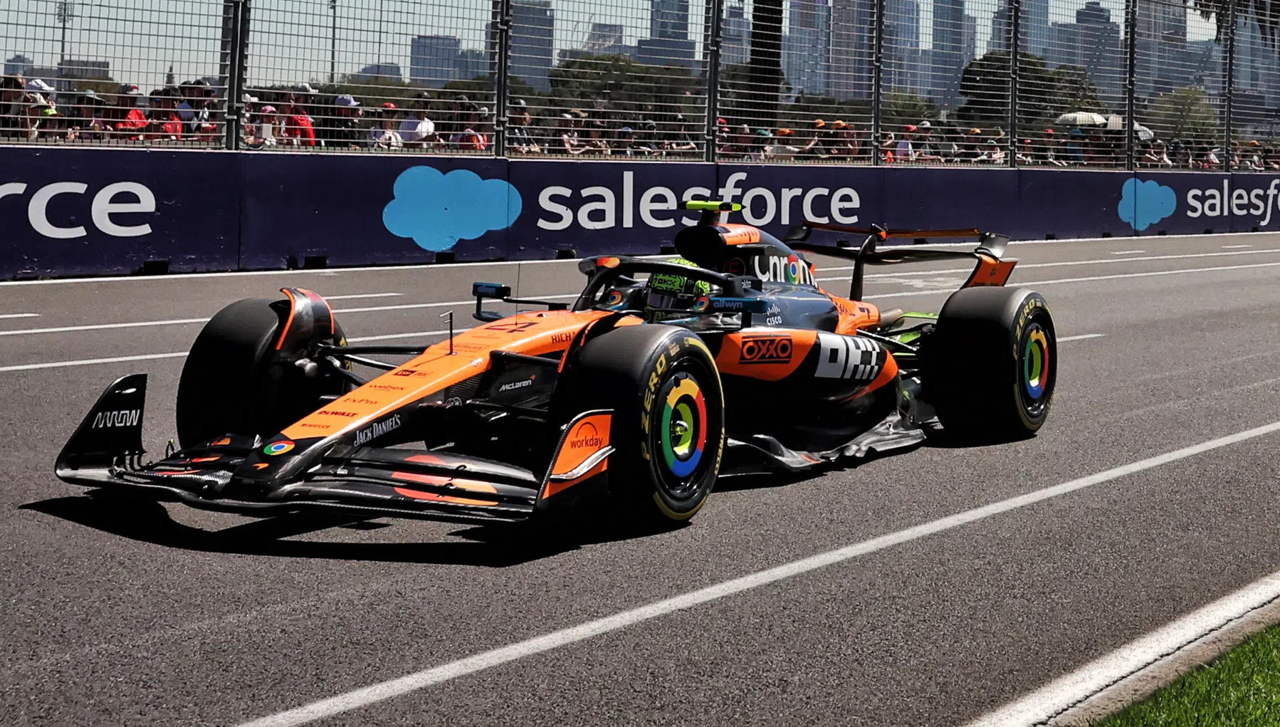 FP1 report F1 Australian Grand Prix 2025 Lando Norris on top