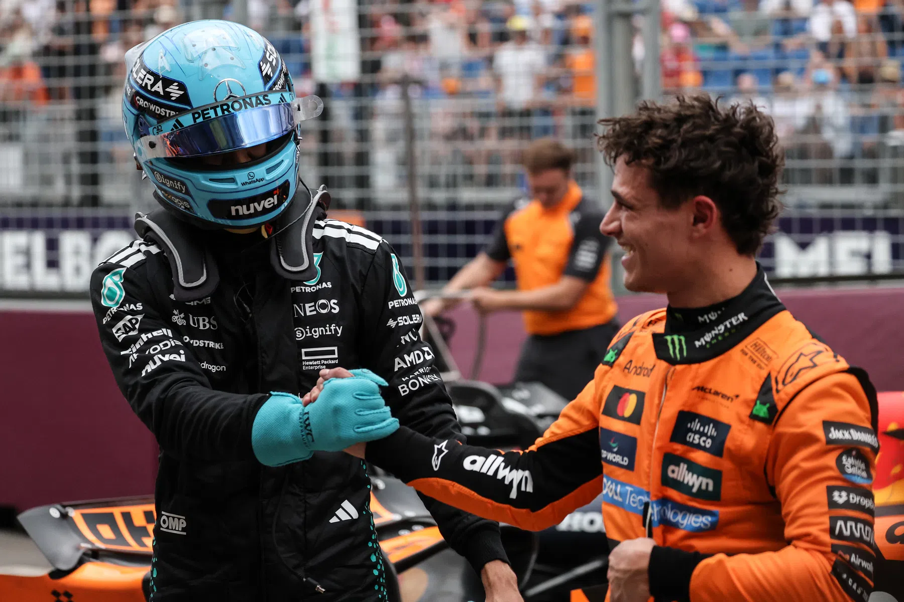 George Russell vergleicht die Situation von McLaren mit der von Red Bull im Jahr '24