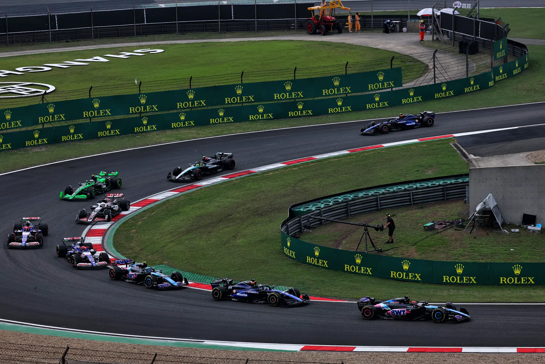 Shanghai circuit has been resurfaced ahead of Chinese Grand Prix