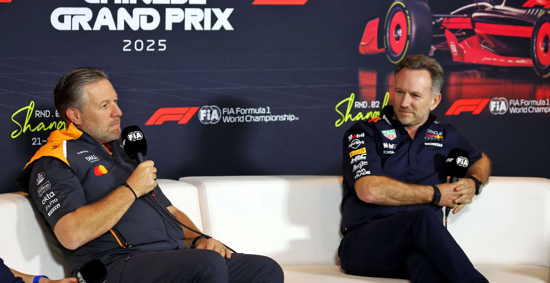 Christian Horner hits back at Zak Brown on Verstappen's statements