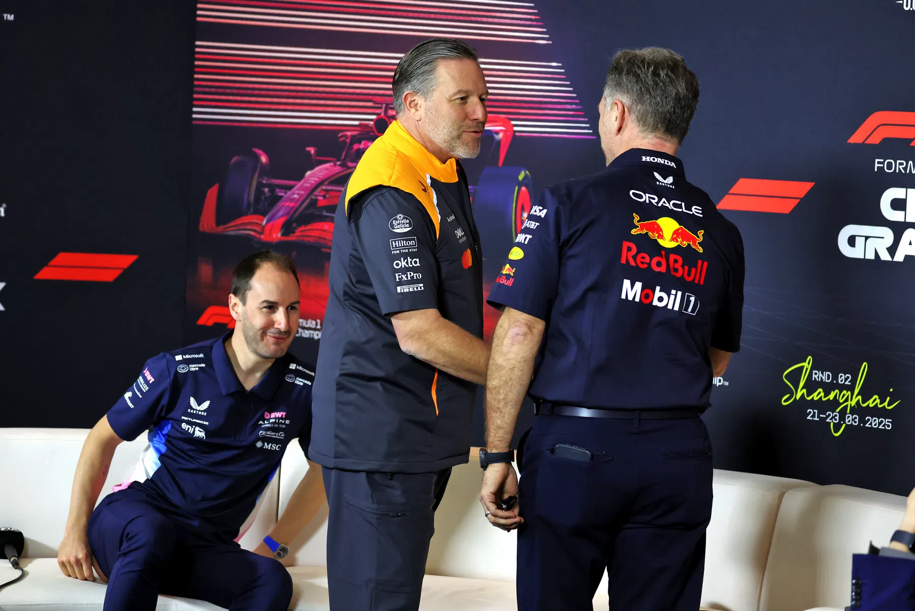 Christian Horner e Zak Brown se complementam