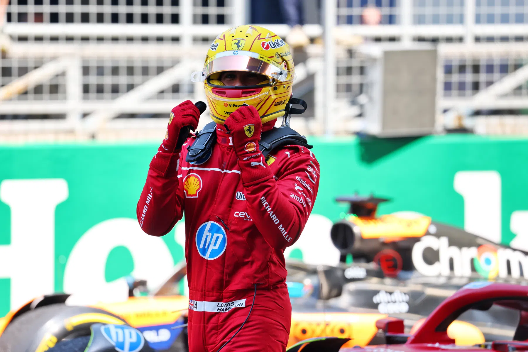 Hamilton silences 'yappers' as he takes 1st win with Ferrari