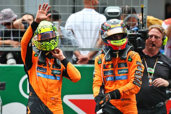 Norris jokes about McLaren title battle 2007 working with Piastri