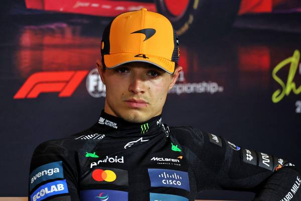 Lando Norris on lack of confidence McLaren car China GP