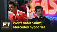 Thumbnail for article: 'Wolff zijn hoofd lag op het hakblok als hij Sainz hier had geholpen'